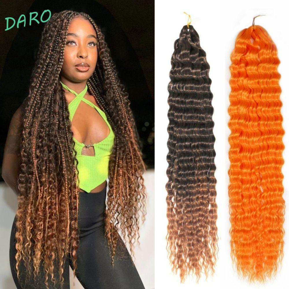 Cabelo De Crochê DARO Deep Twist , Sintético Natural Ondulado De Água , Longo