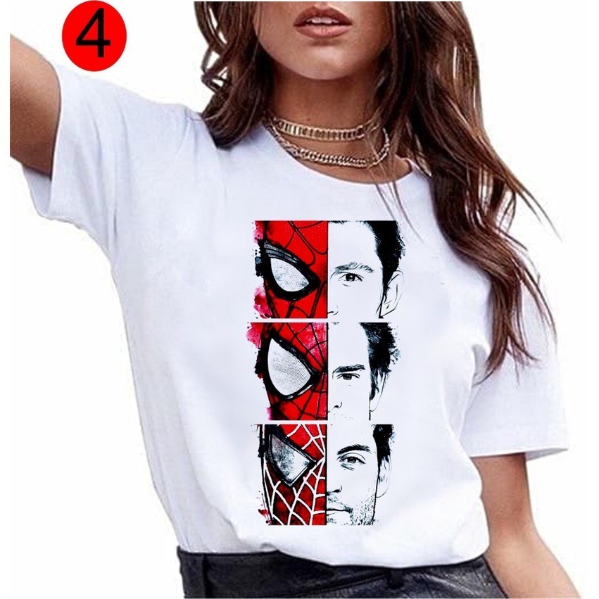 Camiseta Spider Man Homem Aranha Feminina  Masculina Unissex Marvel Cinema 100% Algodão