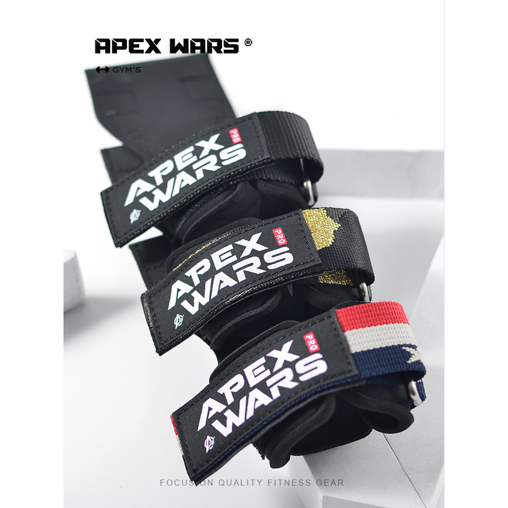 ApexWars Senhoras Fitness Deadlift Power Belt Remo Pull-Up Anti-Slip Grip Belt Back Training Palm Protection