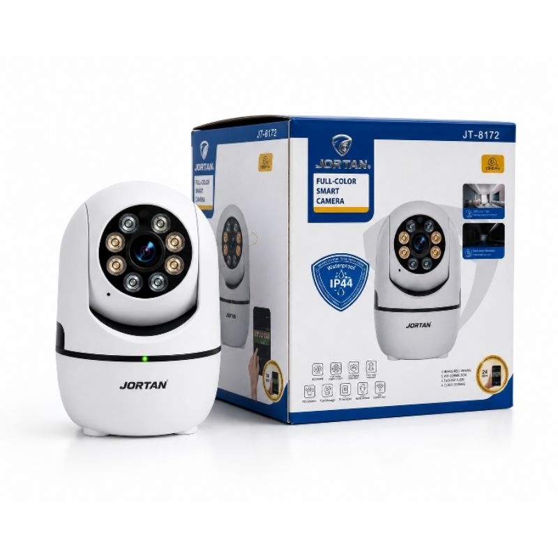 Câmera de Segurança Wi-Fi JORTAN JT-8172 Full Color Smart Camera | Monitoramento Inteligente 24h  Visão Noturna Colorida