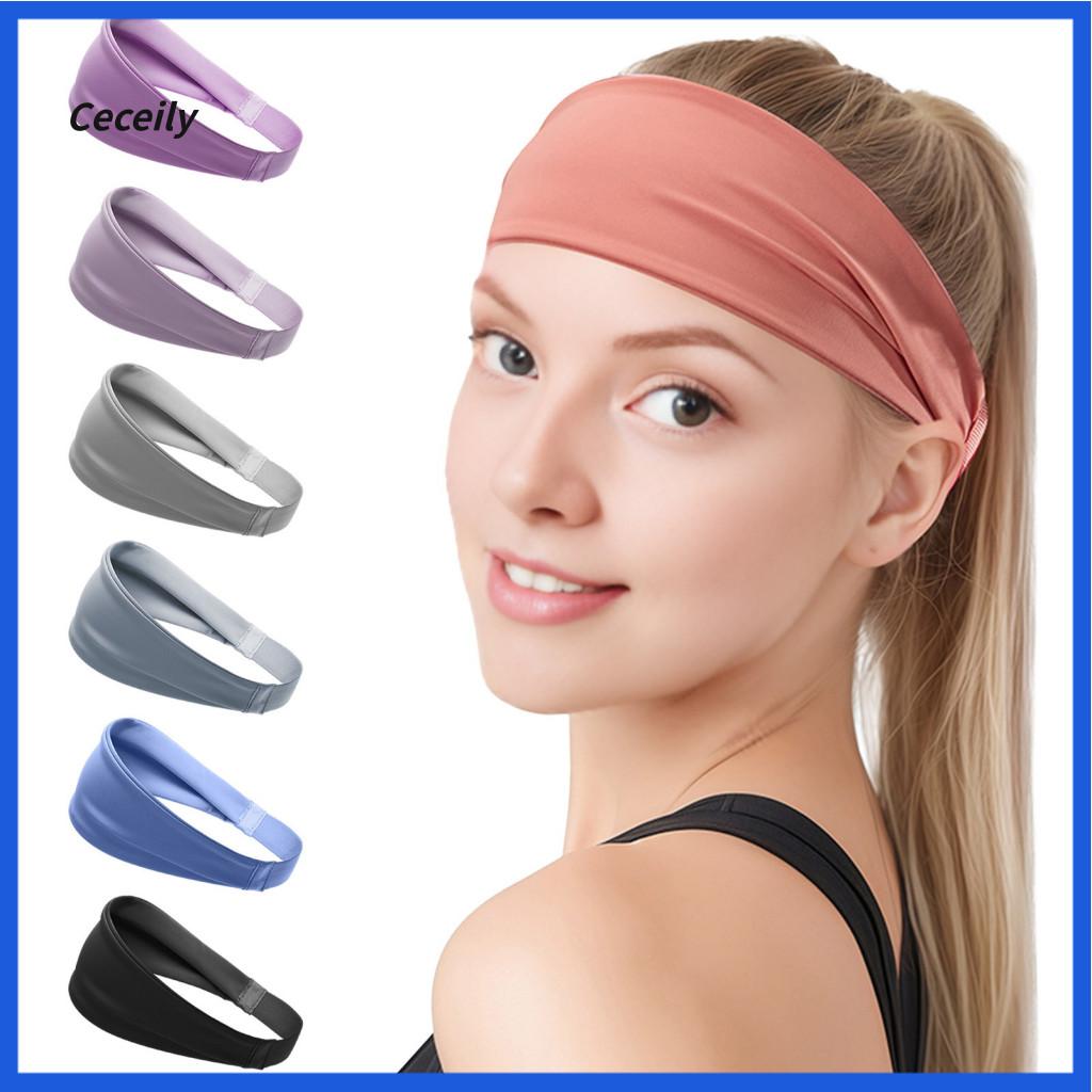 Sweat-absorbent Headband Sports for Men Women – Moisture Wicking Breathable Quick Dry Stretchy Sweatband for Yoga Runn