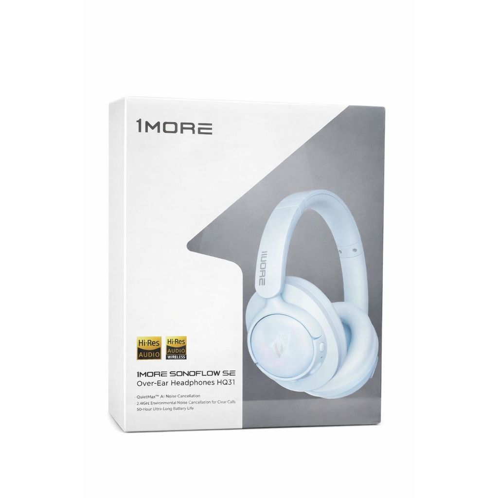 Fone de Ouvido Bluetooth Over-Ear Blue 1More Sonoflow SE Headphones HQ31