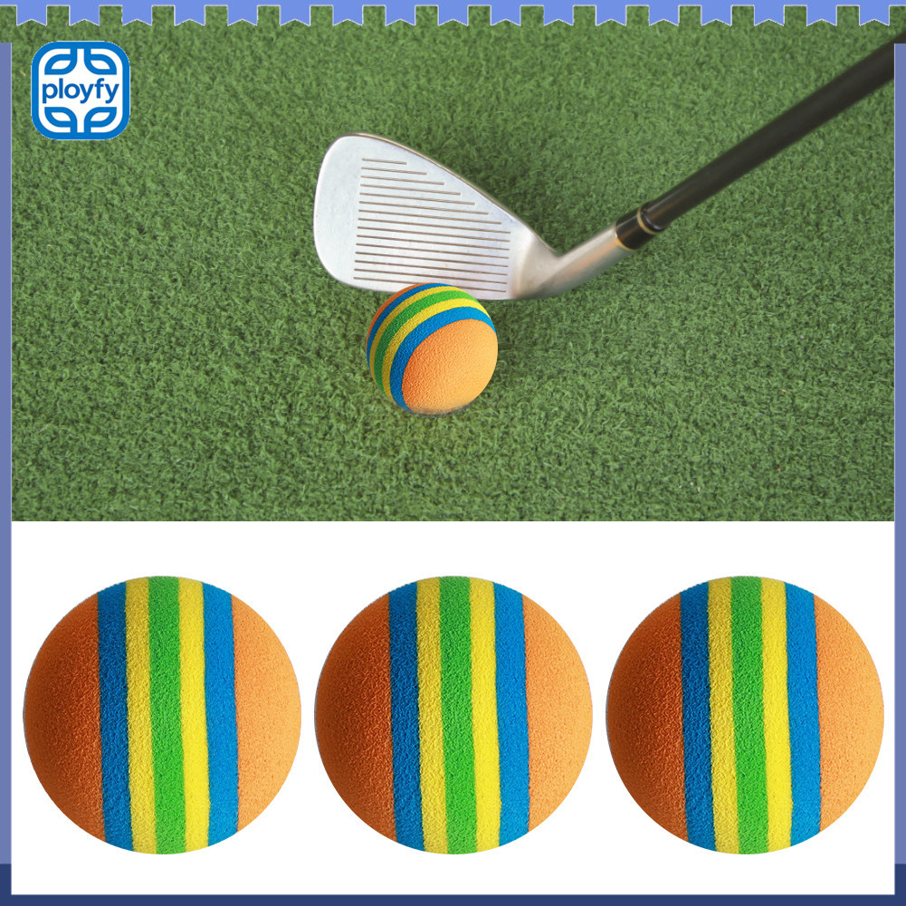 Ployfy aqxreight 50 PCS EVA Leve Wear Indoor Practice Stripe Foam B Bolas coloridas de brinquedo para entretenimento de