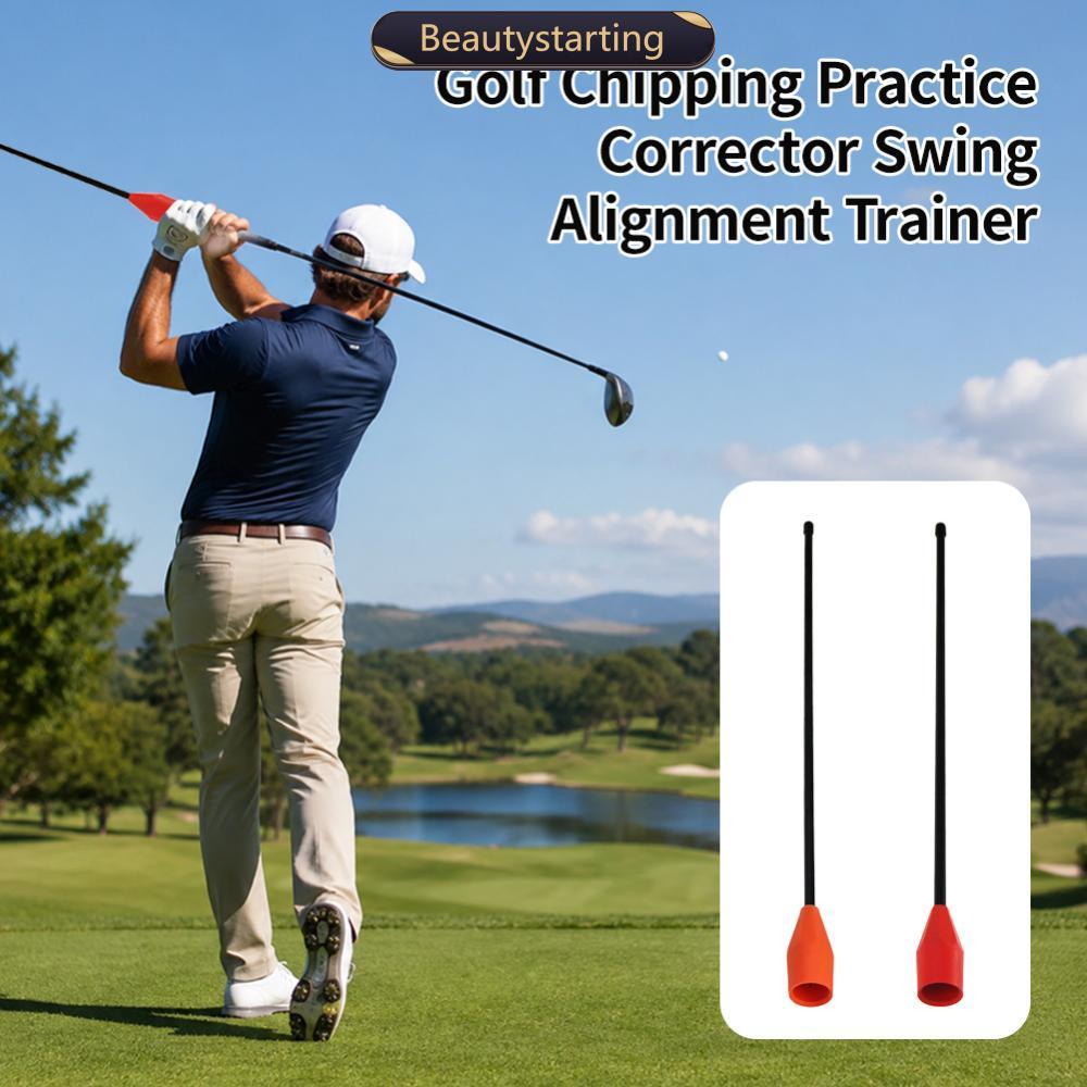 BEAUTYSTARTING Golf Chip Shot Posture Practice Trainer Anti-Wrist Breakdown Barra De Prevenção De Liberação Precoce Auxí