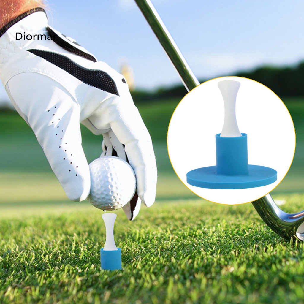 Golf Ball Holder Rubber Tendon Tee Set – Stable Core Design Nails for Driving Range Training for for Practice