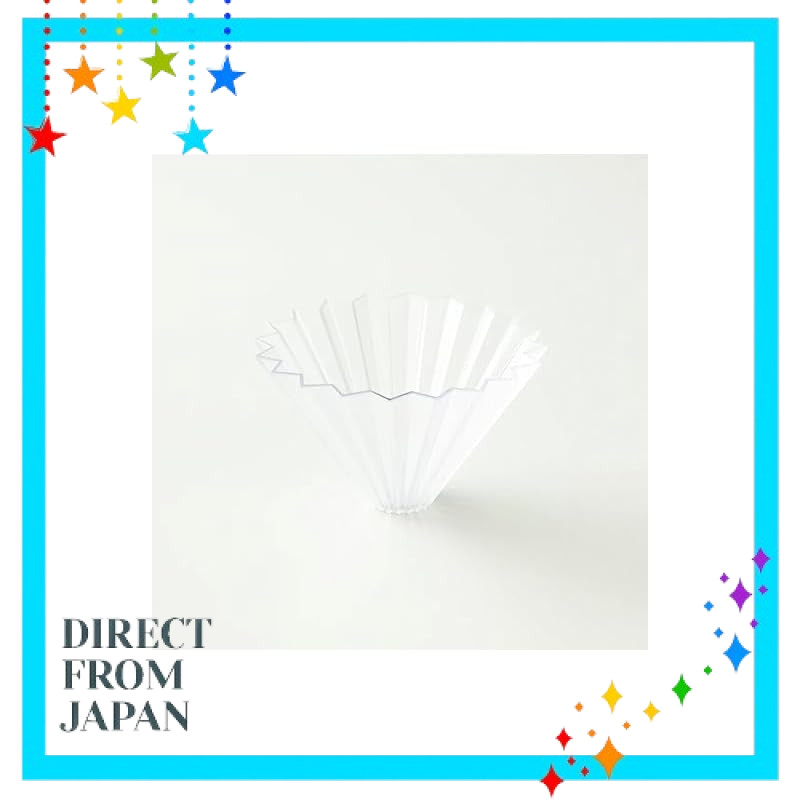 ORIGAMI Air Dripper M Size for 3-4 Cups | Made in Japan Plastic Origami Air Dripper (Available in Black, Clear, Matte Gr