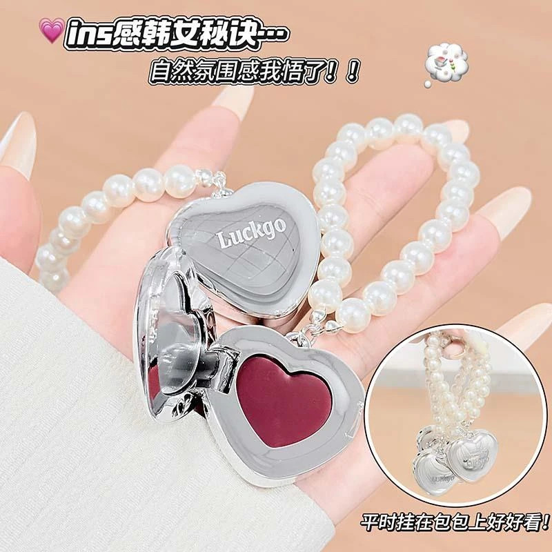 [Exclusivo para fãs] Crystal Clear Love Lip Jelly Soft Matte Matte Tridimensional Lip Denso Não-secagem Natural Flat Col
