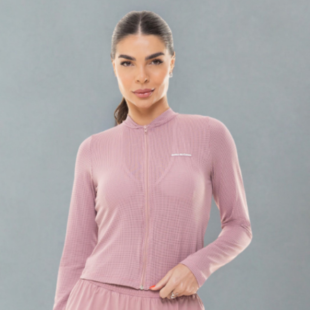 JAQUETA DRY FEMININA CORRIDA ACADEMIA CROSSFIT YOGA