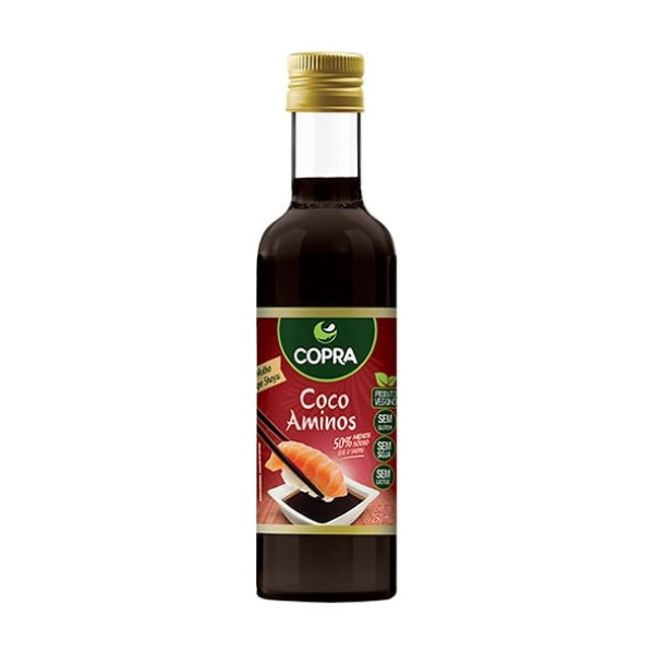 Molho Shoyu de Coco Aminos Saboroso 250ml
