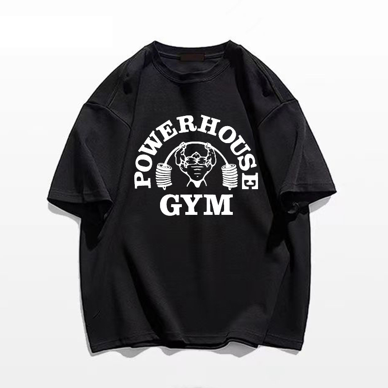Camiseta Oversized Casual Streetwear Verão Power House Gym Academia Maromba Premium