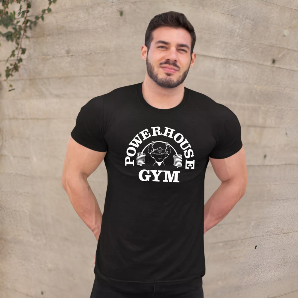 Camiseta Masculina Algodão Premium 100 Porcento Power House Streetwear Academia Treino Gym Estilo