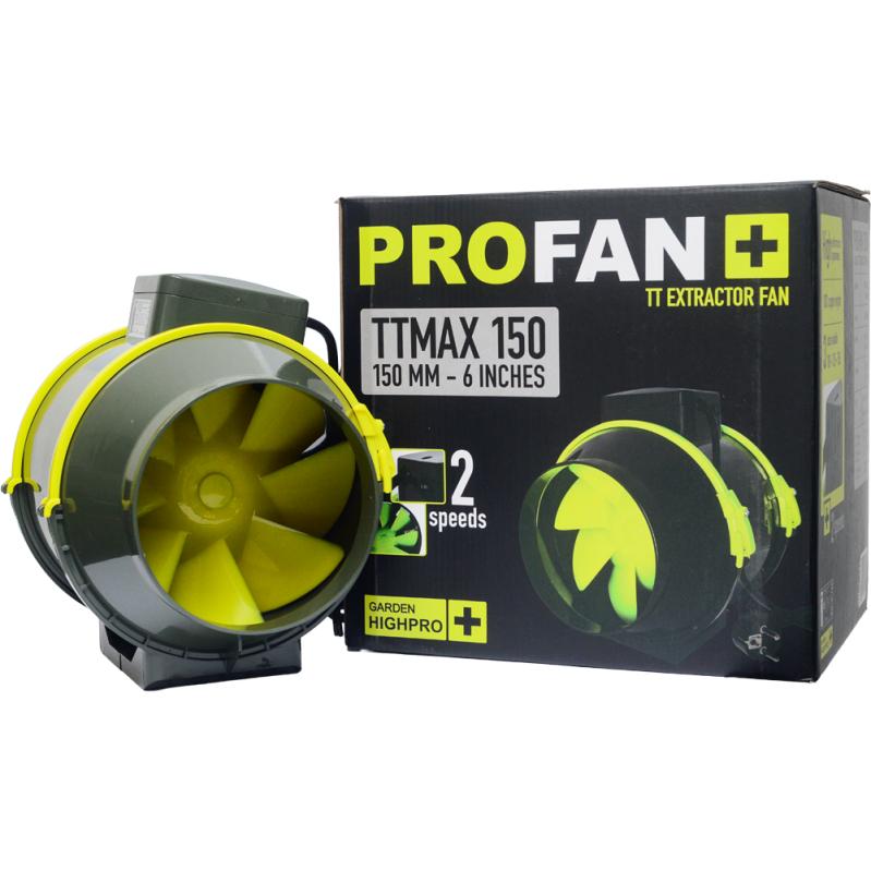 Exaustor Profan TTmax Extractor Fan Axial 150mm 30W/60W GARDEN HIGHPRO