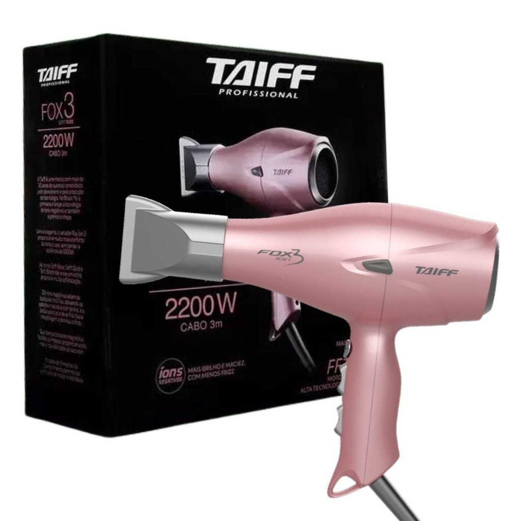 SECADOR TAIFF FOX 3 SOFT ROSE 2200W 127V