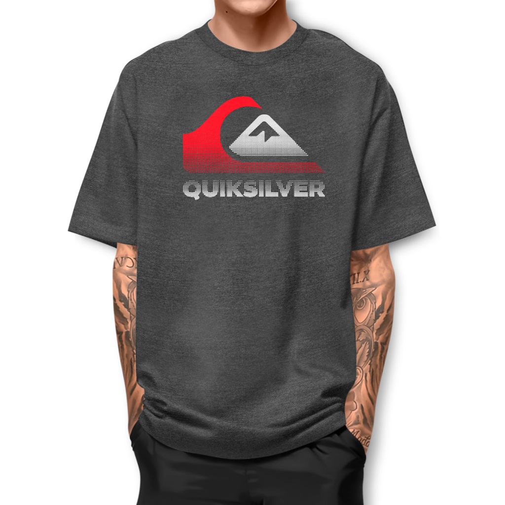Camiseta QUICK PONTILHADO Camisa 100% Algodão Estilo Street