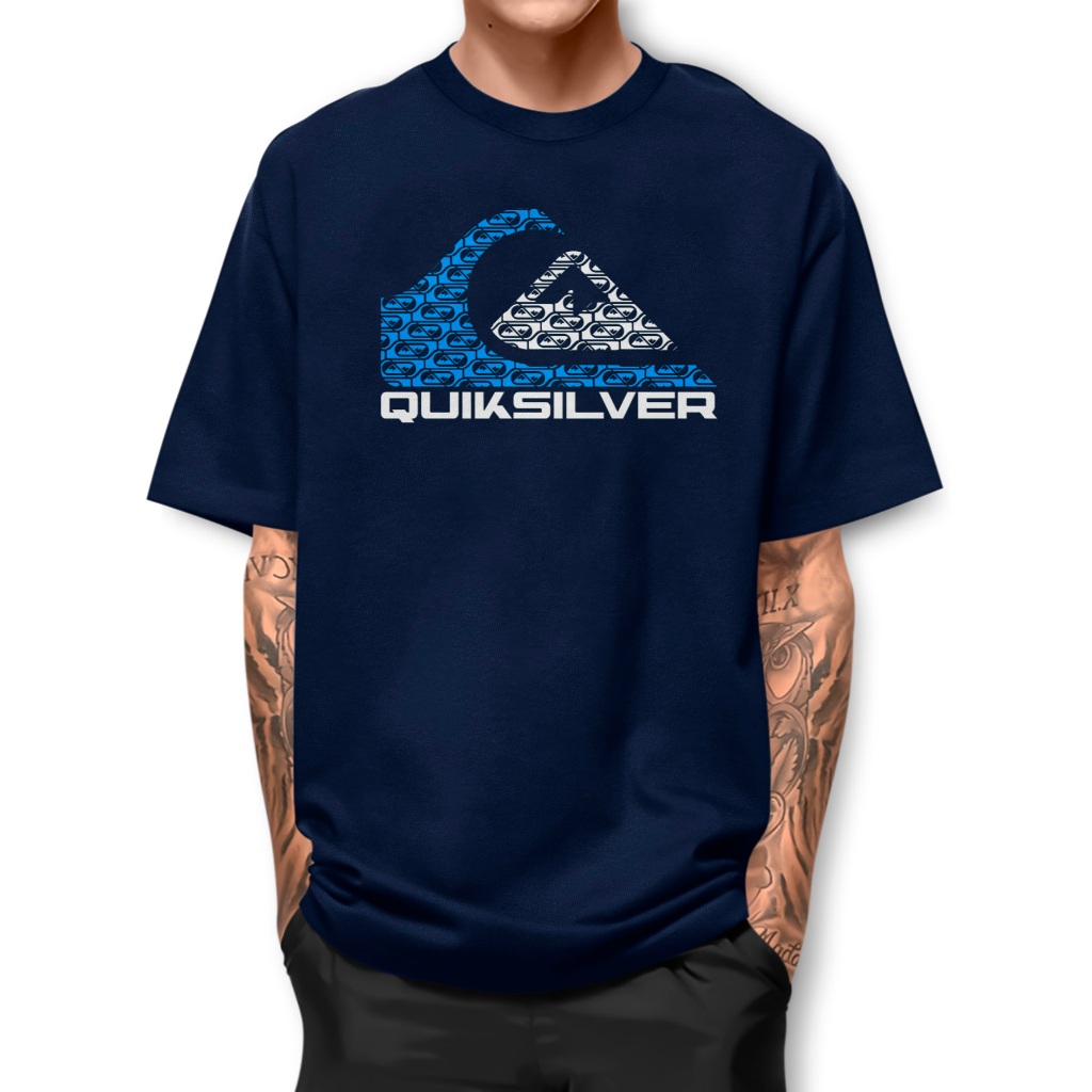 Camiseta QUICK MINI LOGO Camisa 100% Algodão Estilo Street