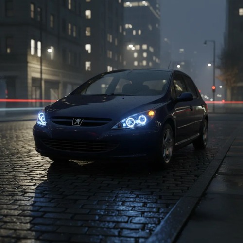 led Angel eyes para Peugeot 307