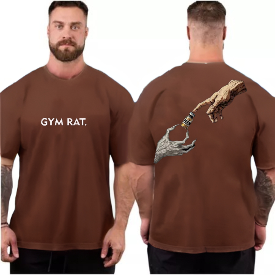 Camiseta Masculina Oversize Moda Gringa 100% Algodão  Premium Gym