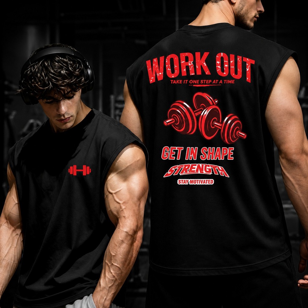 Camiseta Regata Masculina Street Essential Algodão Premium Estilo Urbano várias cores academia Gym corrida