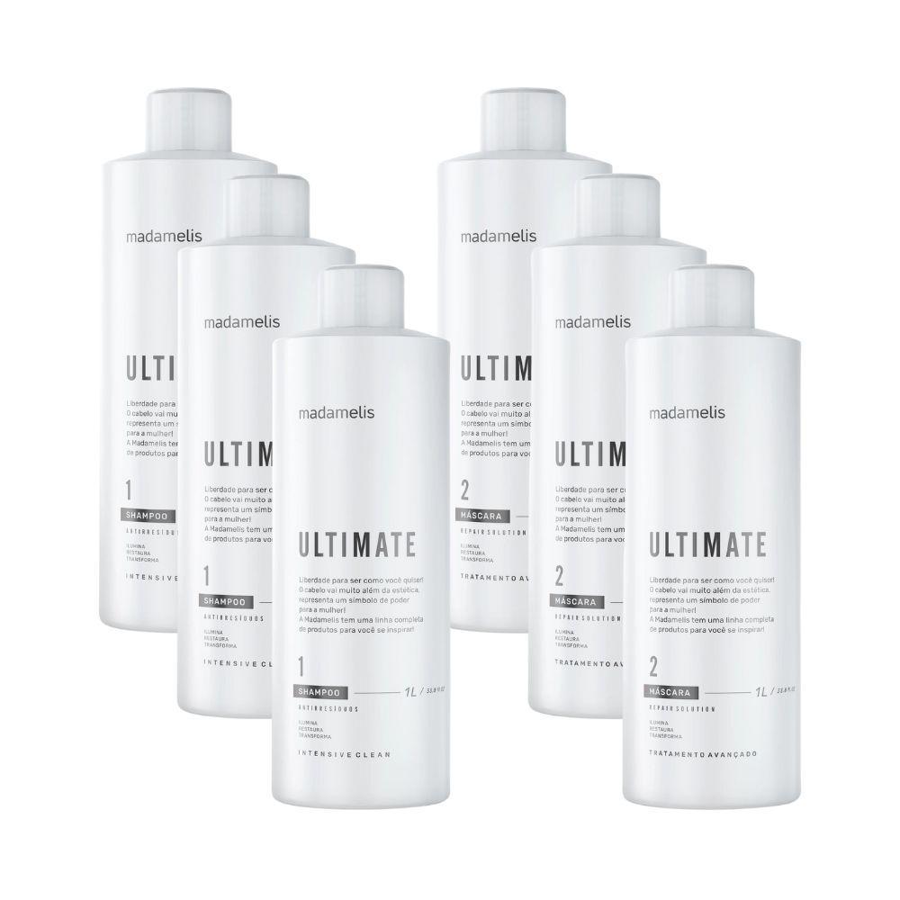 Madamelis Ultimate Escova Progressiva 3 Kits de (2 x 1 Litro)