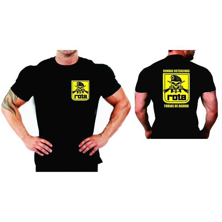 Camiseta Masculina Algodão Polícial Rota Militar Tobias de Aguiar - Hyppe Outfit