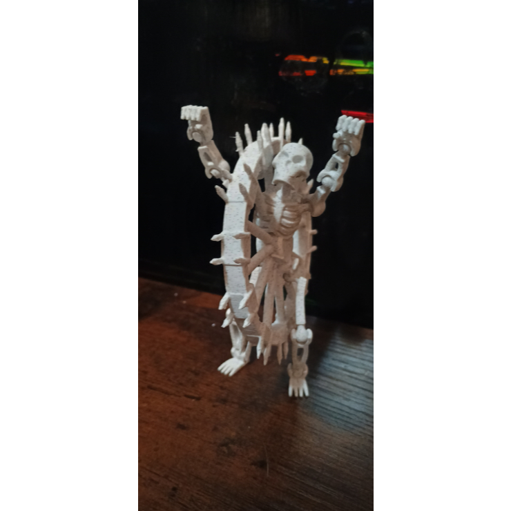 Boneco Dummy 13 Esqueleto Roda Óssea - Dark Souls Brinquedo Articulado Decoração - Impressão 3D