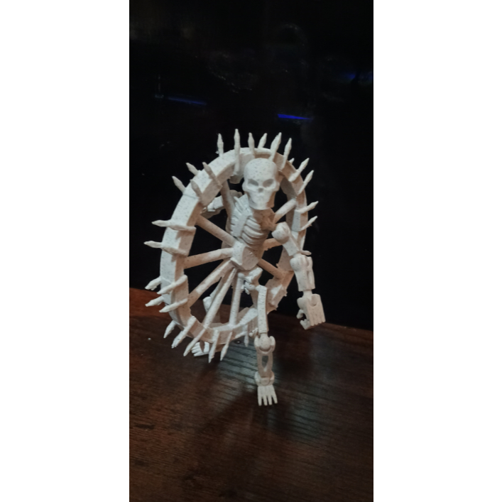 Muggora Boneco Dummy 13 Esqueleto Roda Óssea  Dark Souls Brinquedo Articulado Decoração