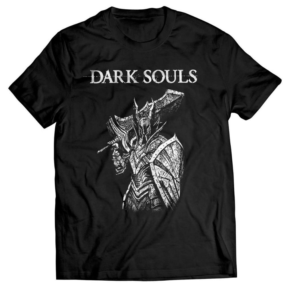Camiseta - Dark Souls - Knight - Jogos RPG Games Camisa Basica e Oversized Unissex