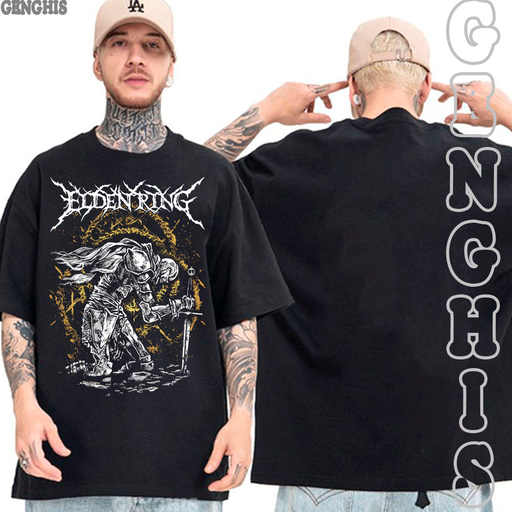 Camiseta Elden Ring é Um Jogo Souls Like Camisa Basica e Oversized Algodão