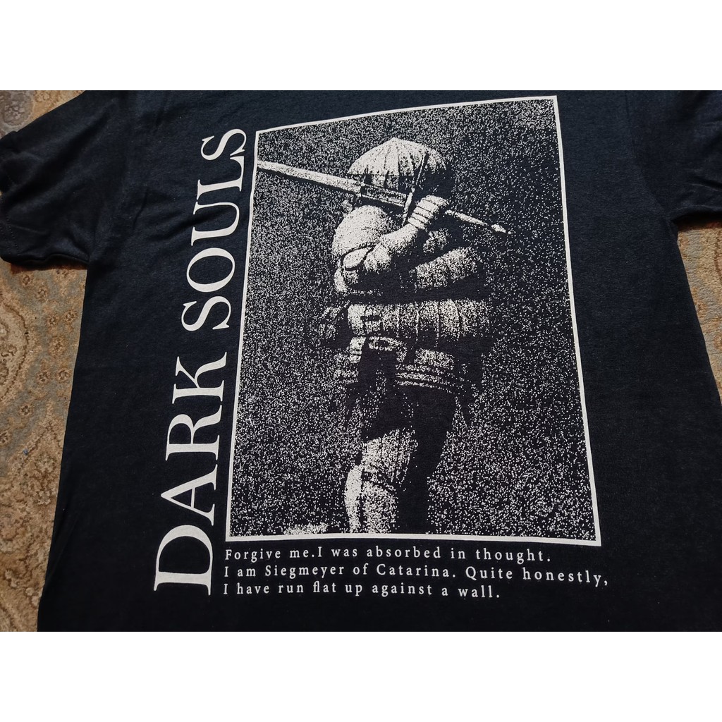 Camiseta Siegmeyer de Catarina Dark Souls Soulsborne Camisa Basica Oversized Plus Size Unissex Algodão