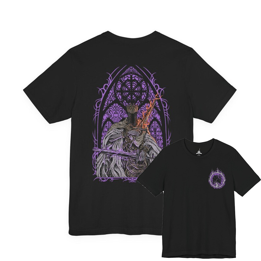 Camiseta Masculina Feminina Estampa Pontiff Sulyvahn Dark Souls T-shirt Unissex Gamer Streetwear Envio Imediato