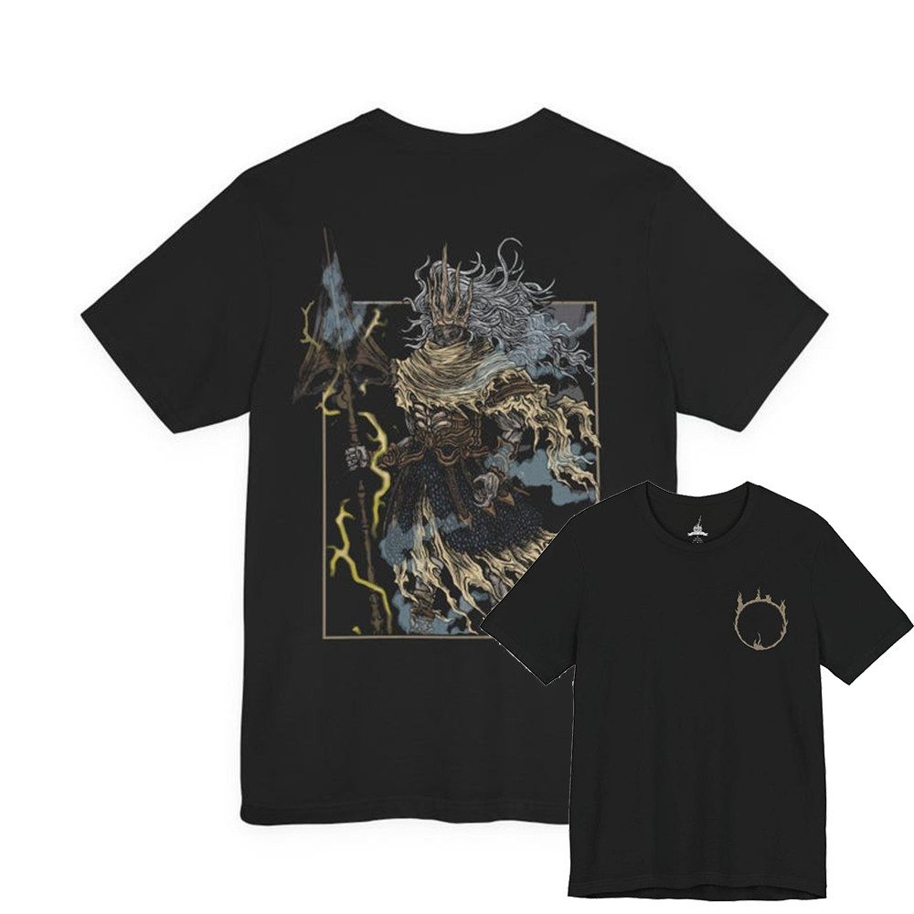 Camiseta Masculina Feminina Estampa Nameless King Dark Souls T-shirt Unissex Gamer Streetwear Envio Imediato
