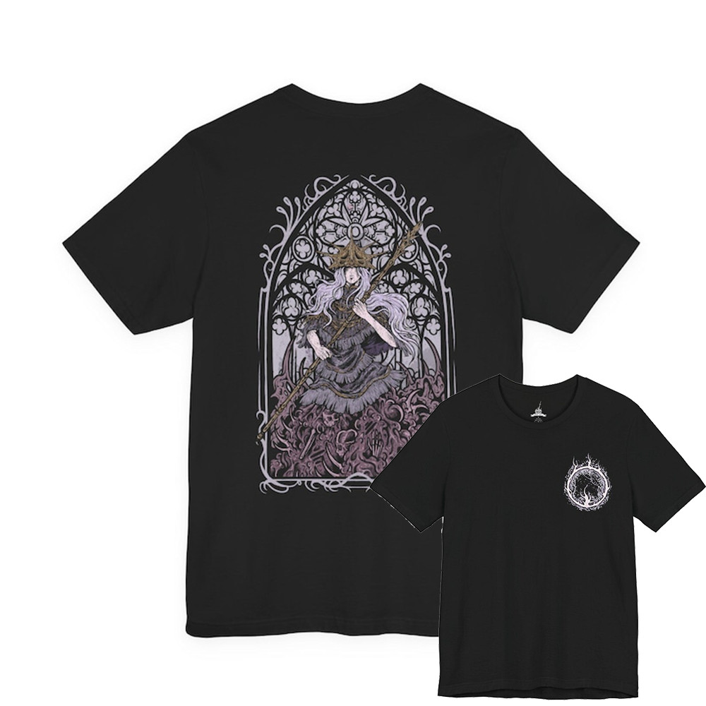 Camiseta Masculina Feminina Estampa Dark Souls Priestess T-shirt Unissex Gamer Streetwear Envio Imediato