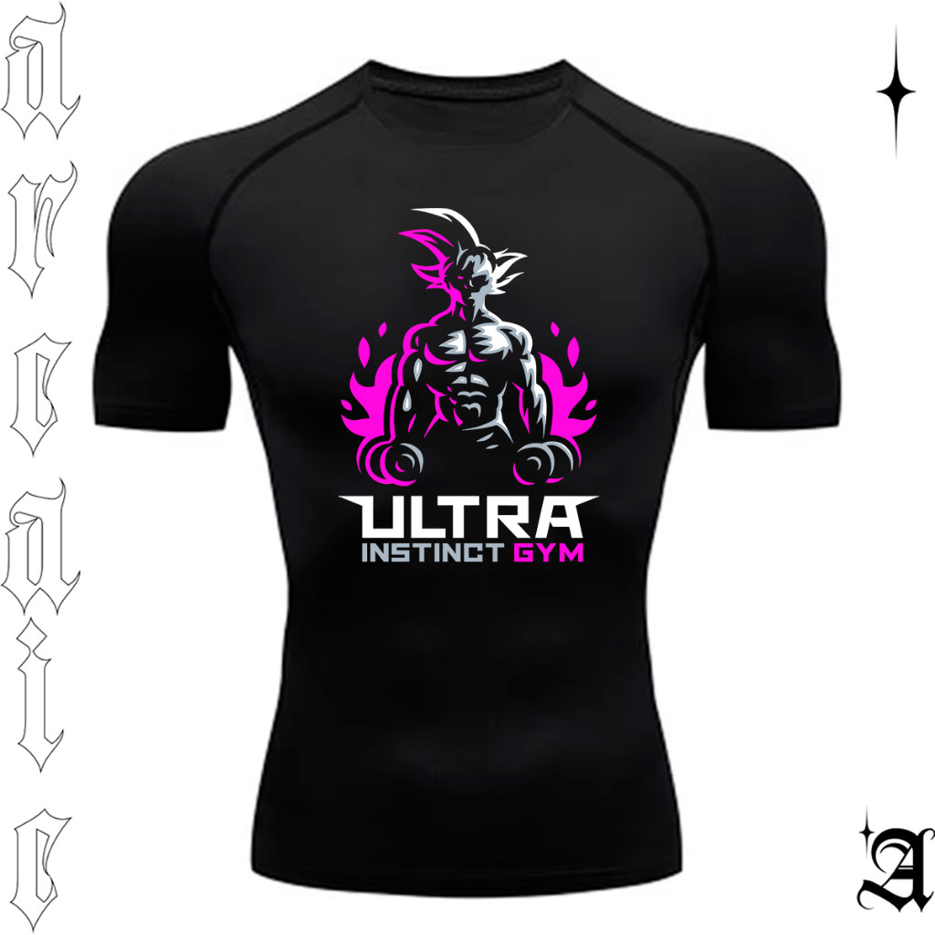 Camiseta Personagem Maromba Ultra Gym Sayajin/Goku Dragon Ball 100% Algodão Envio Rápido/Imediato Polar.clothing.store