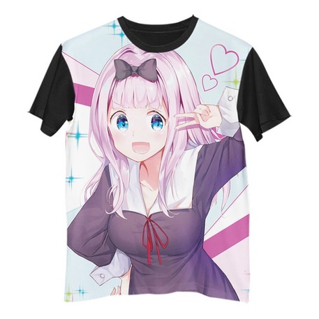 Br Camisa Camiseta Anime Fujiwara Chika Dance Girl G0617