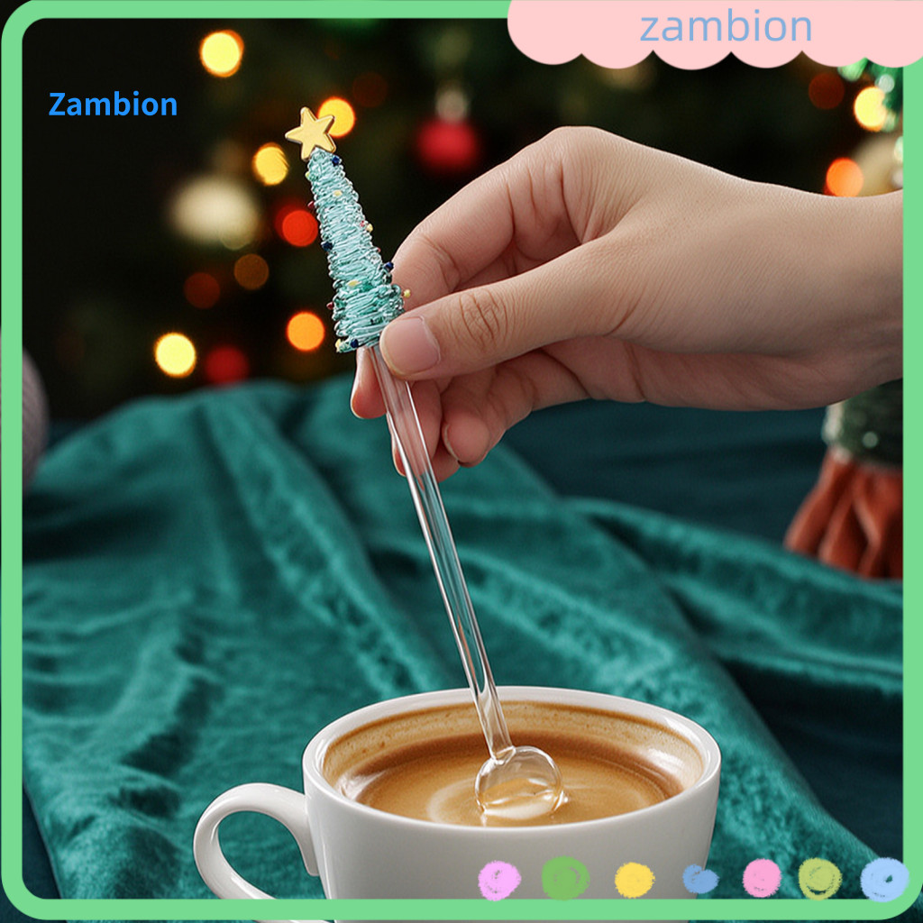Transparent Spiral Texture Stirring Rod Handmade Borosilicate Glass Spoon Stick – Heat Resistant Swizzle for Coffee Mi