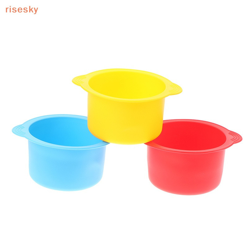 Risesun Silicone Bowls Hair Removal Wax Warmer + Stirring Stick Non-Stick Pan Beauty new