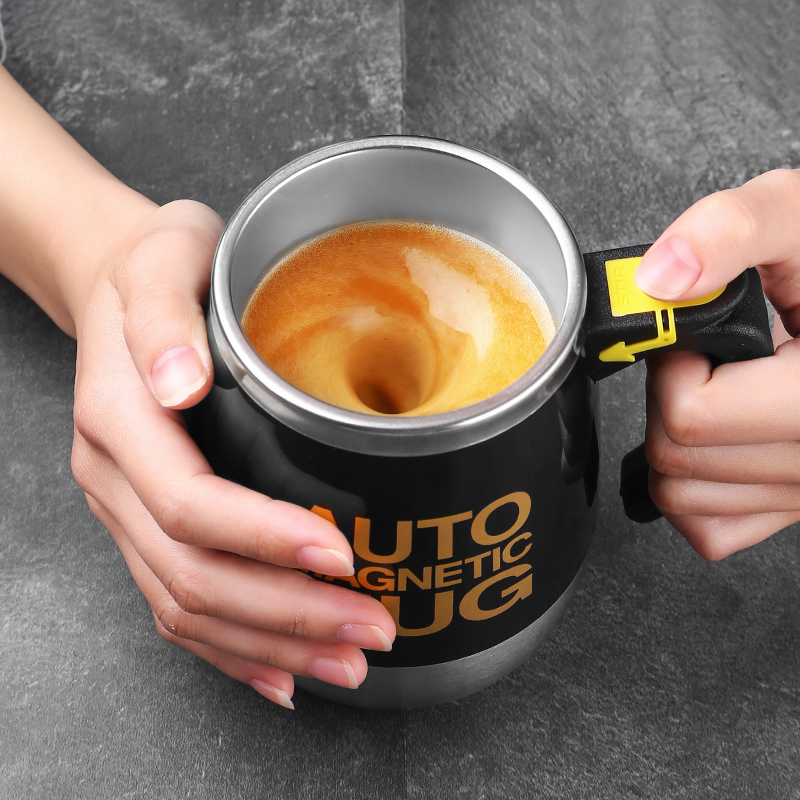 Caneca Mixer Elétrica Self Stirring Mug Café Leite