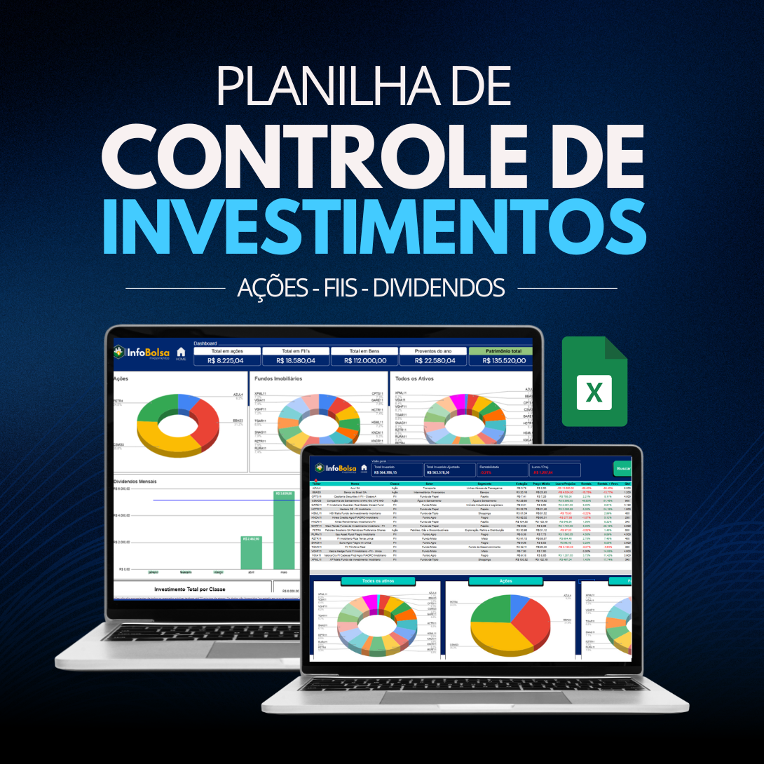 Planilha Controle de Investimentos 4.0