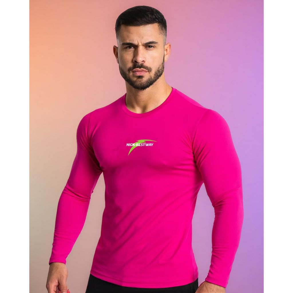Camiseta Segunda Pele Térmica Inverno | Alta Compressão e Proteção Solar UV+