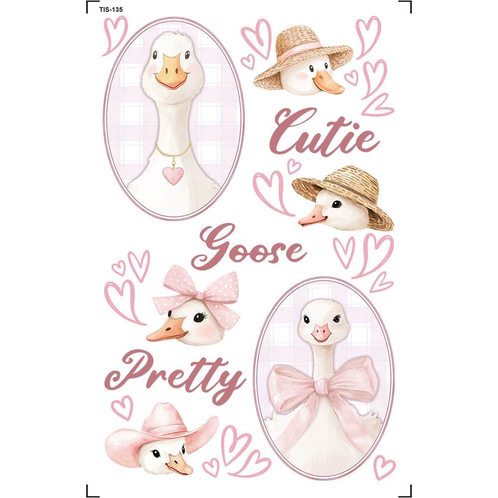 Transfer Litoarte 9,8x15cm TIS-135 Cutie Goose