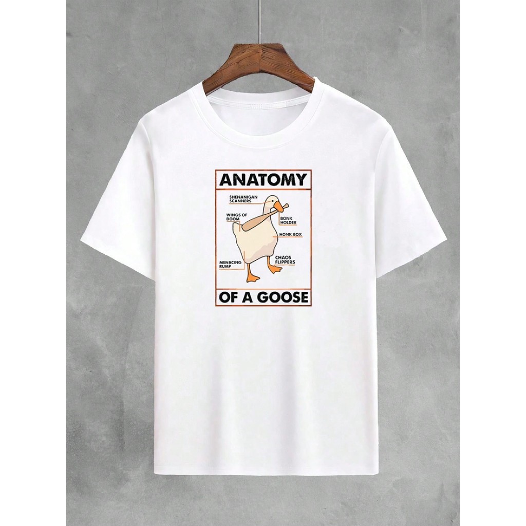 Camiseta Masculina Estampada Anatomy Of A Goose Unissex Algodão