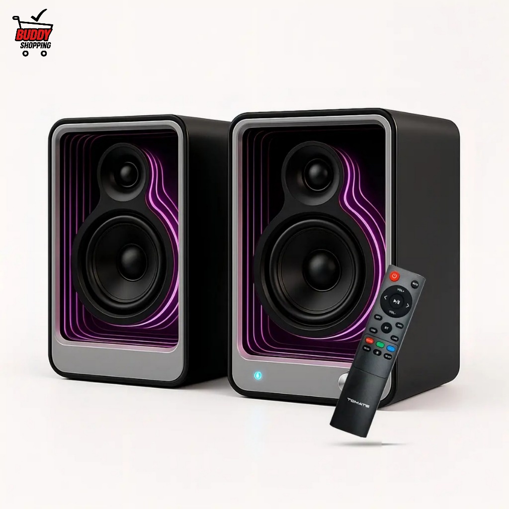 Caixa de Som Tomate MTS-2039 100W Bluetooth com Subwoofer ARC Óptica USB Bivolt