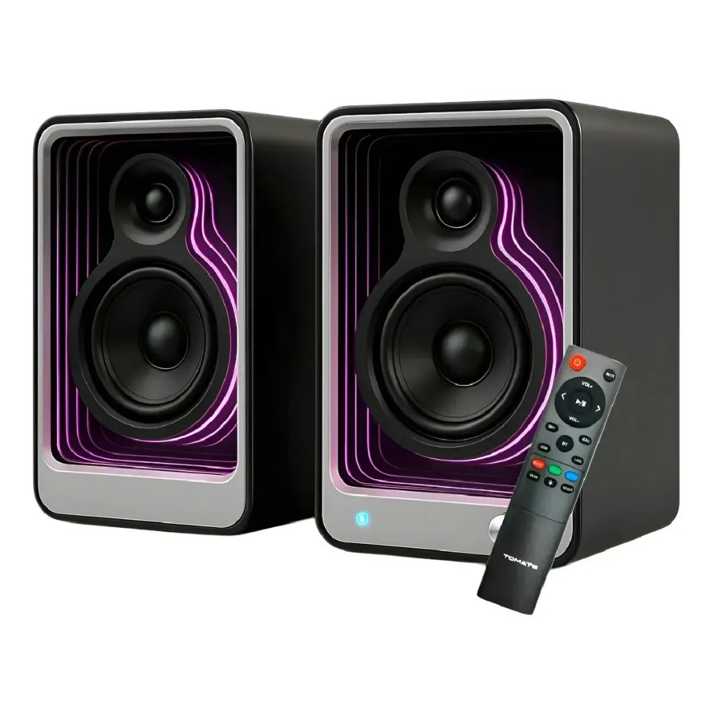 Caixa de Som para TV Tomate MTS-2039 100W Bluetooth Subwoofer ARC Óptica e USB