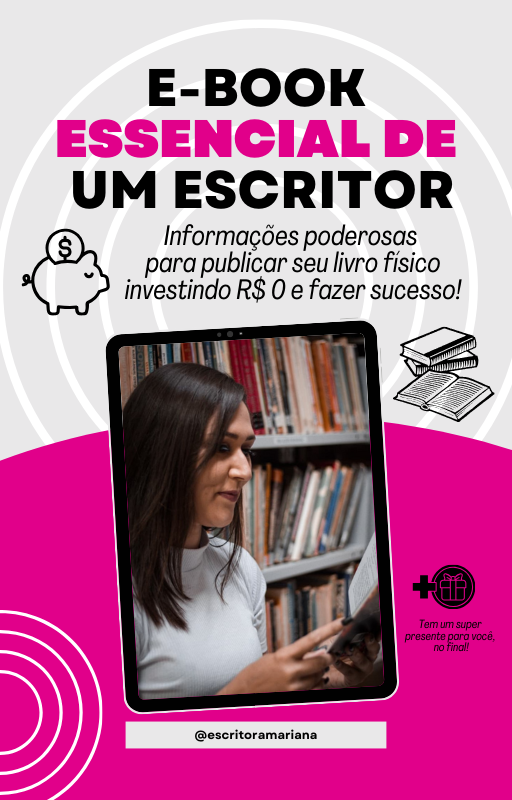 E-book essencial de um escritor + presente