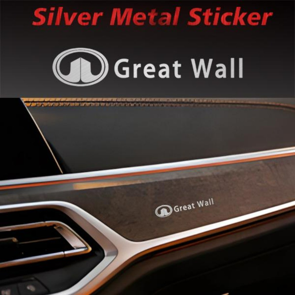 Kit 10 Peças À Prova D'água Sticker Metal Emblema Automotivo Tuning Carro For Great Wall GWM Poer Haval Tank