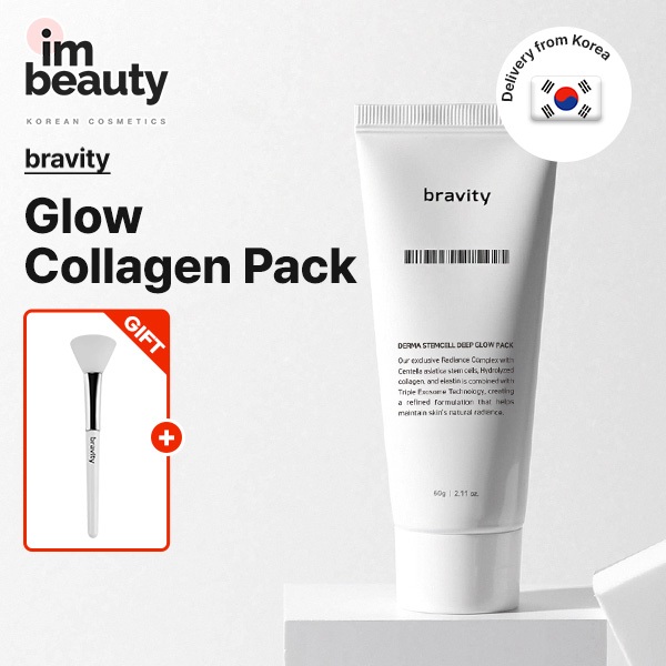 [BRAVITY Oficial] Derma Stemcell Deep Glow Pack 60g + Espátula (Estoque Pronto)
