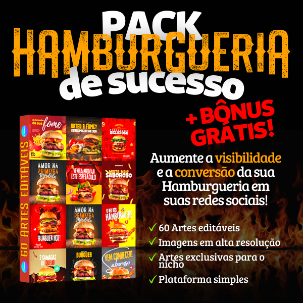 Pack Hamburgueria de Sucesso