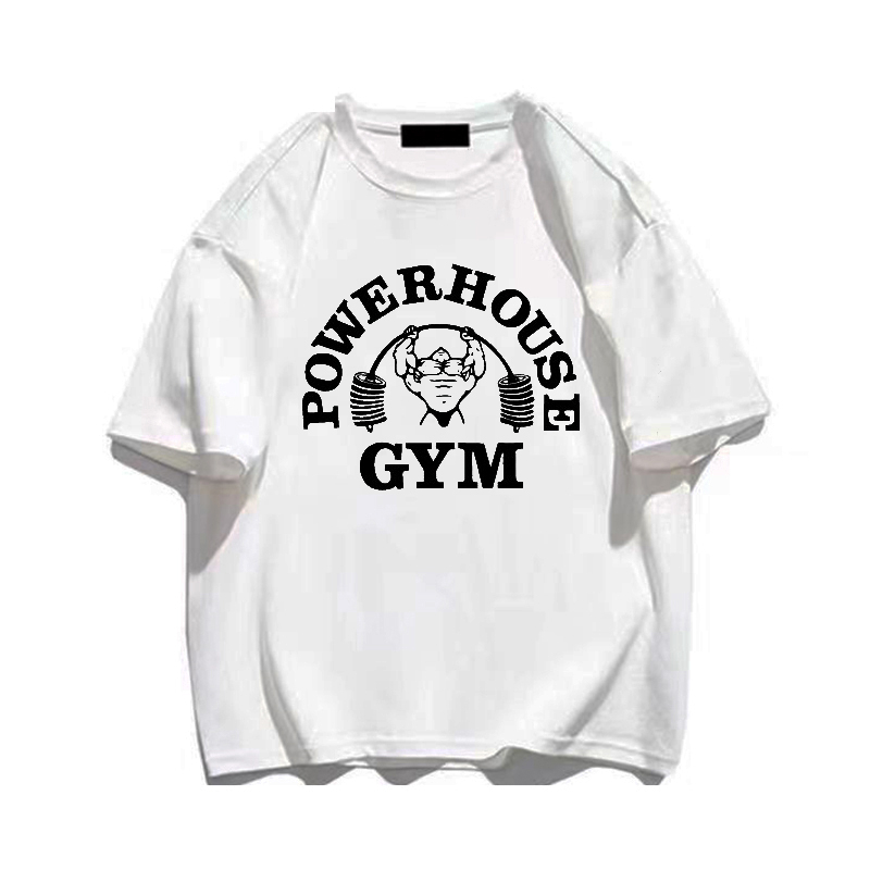 Camiseta Oversized Manga Longa Casual Verão Power Hause Gym Academia Treino