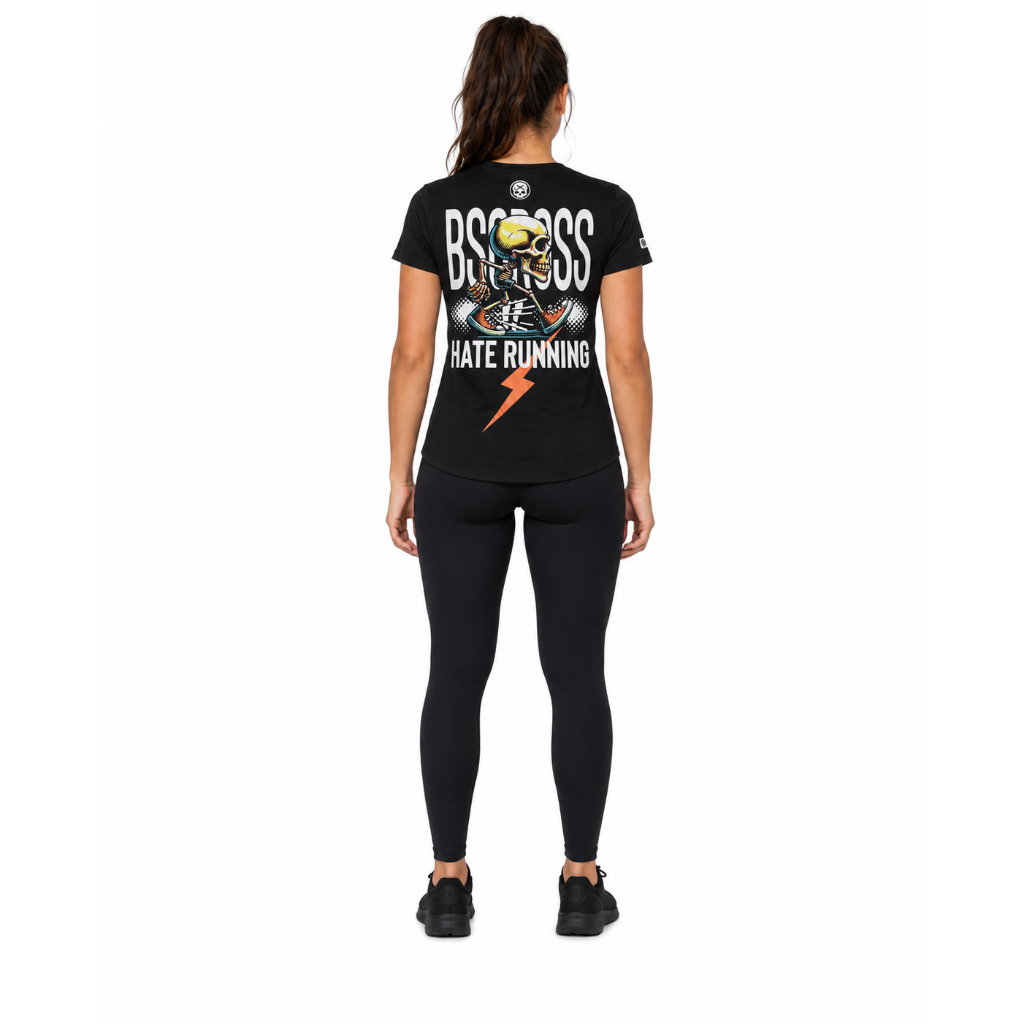 Camiseta feminina BsCross Running Corrida Academia Treino Crossfit