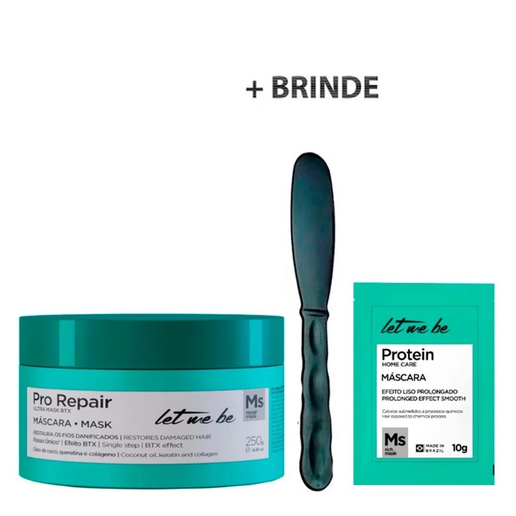 Btx Pro Repair Ultra Mask Passo Único Controle Dos Frizz Let Me Be 250g